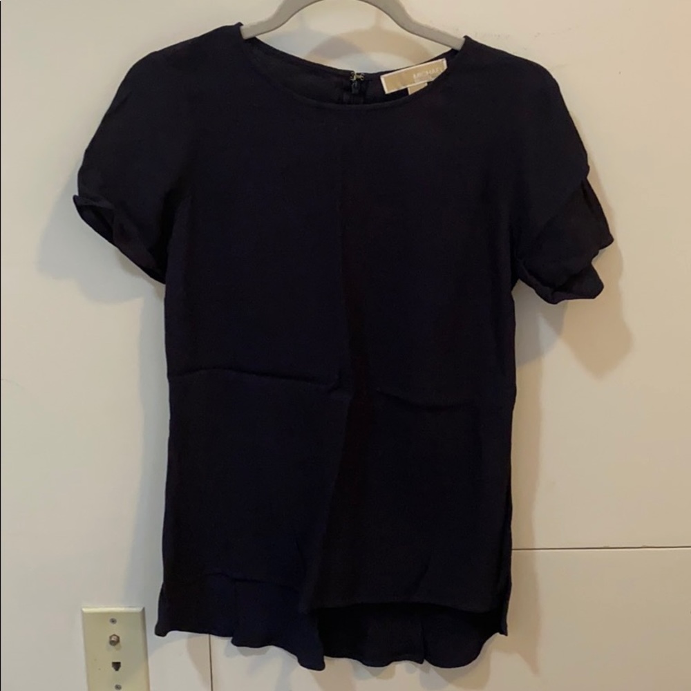 Michael Kors Navy Blouse